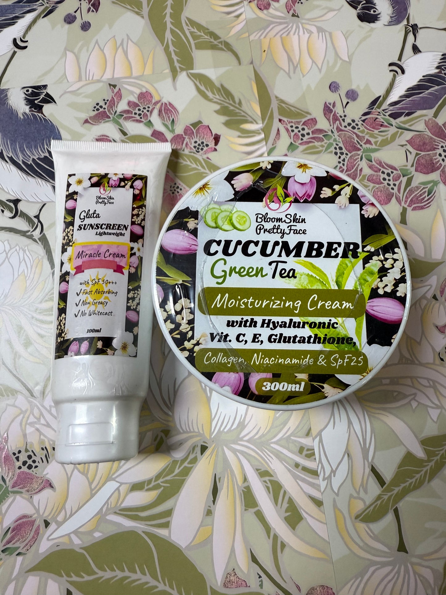 Cucumber Greentea Moisturizer with Gluta Sunscreen SPF50